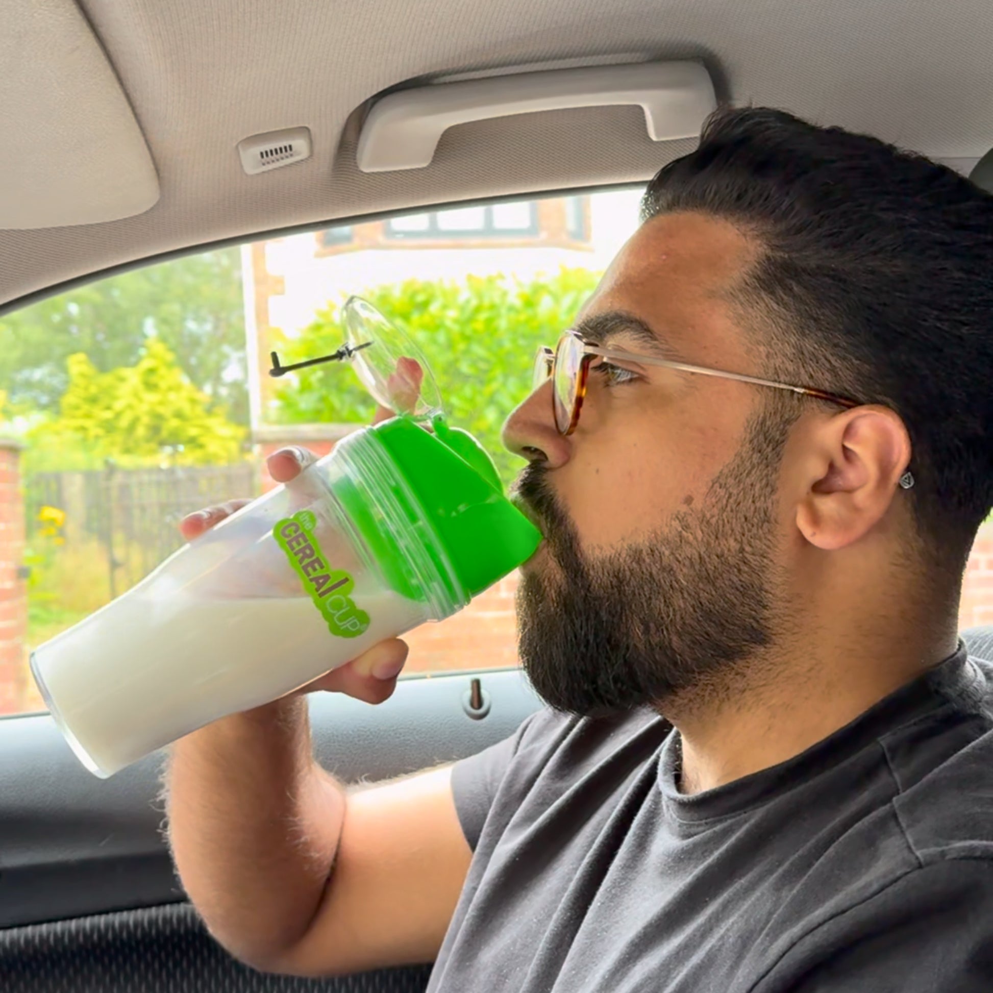 The Cereal Cup-Portable Cereal Cup Cereal on the GoCup To Go Cereal Cup Breakfast on the Go Cup Travel Cereal Cup CrunchCup Crunch Cup