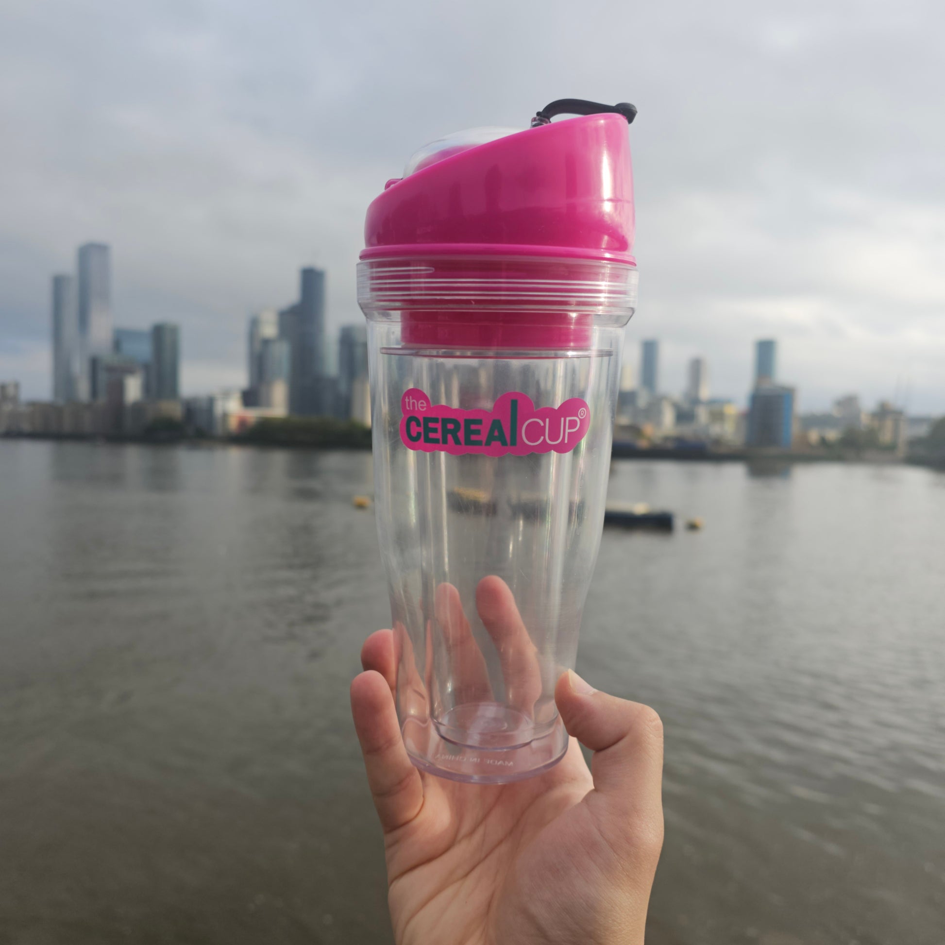 The Cereal Cup-Portable Cereal Cup Cereal on the GoCup To Go Cereal Cup Breakfast on the Go Cup Travel Cereal Cup CrunchCup Crunch Cup