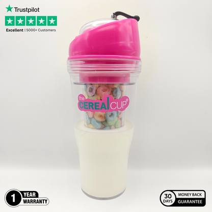 The Cereal Cup - Portable cereal cup to go cereal cup Crunch Cup Crunchcup